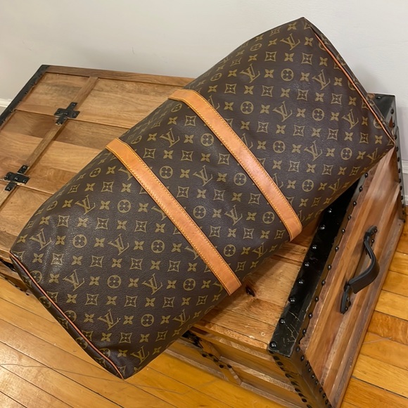 Louis Vuitton Vintage Boston Keepall 55 Travel Bag. - Picture 2 of 16